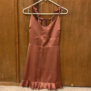 Abercrombie open back mini dress. Size ST. NWT.